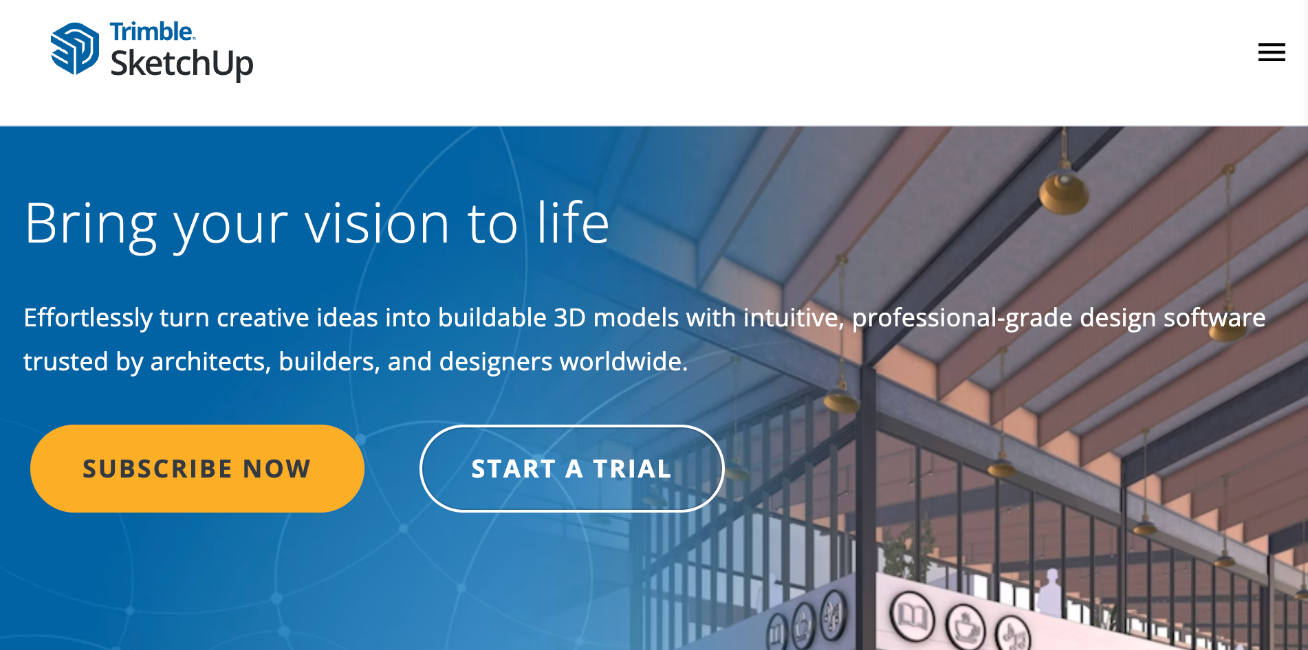 SketchUp homepage