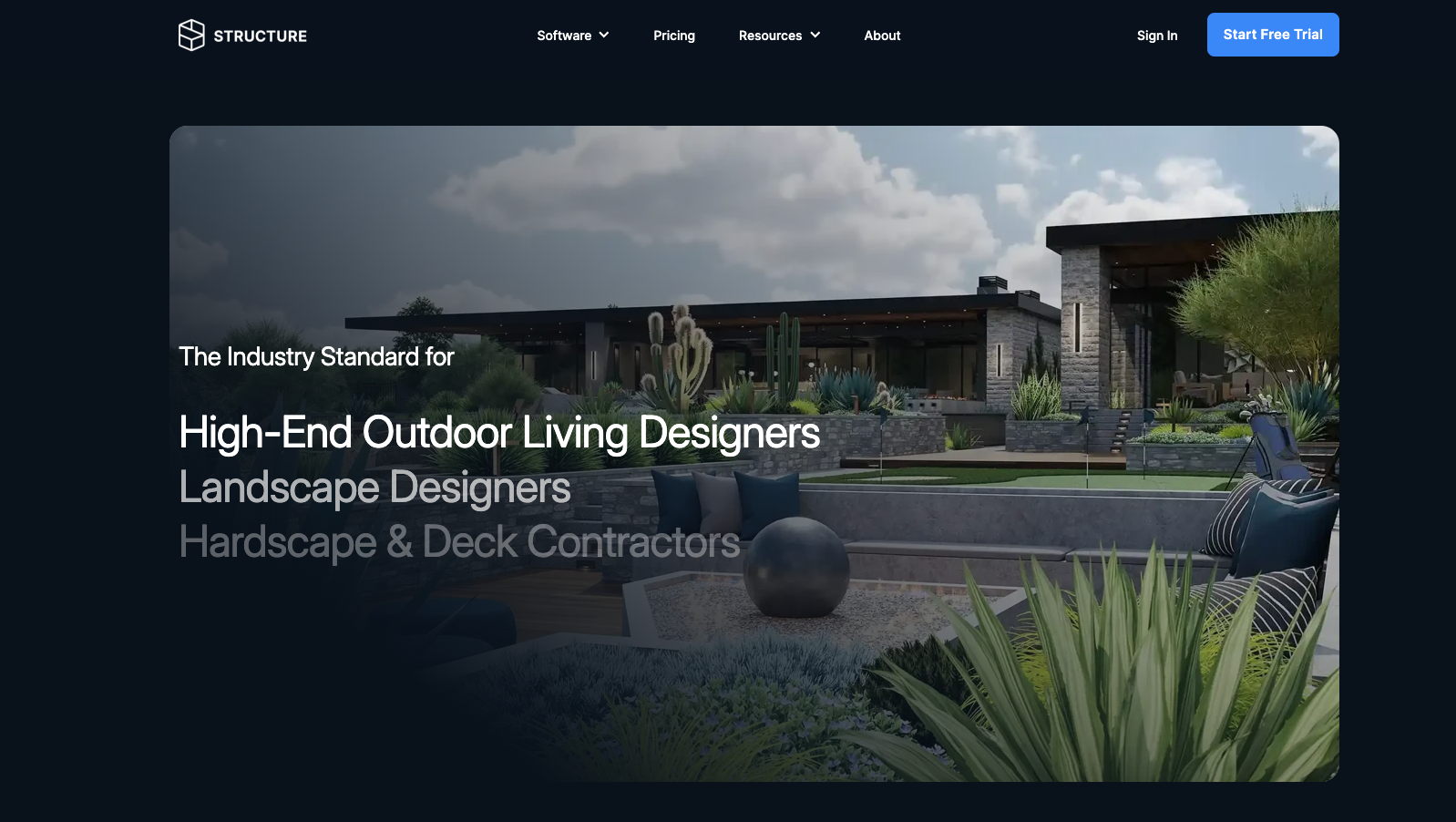 Structure Studios homepage