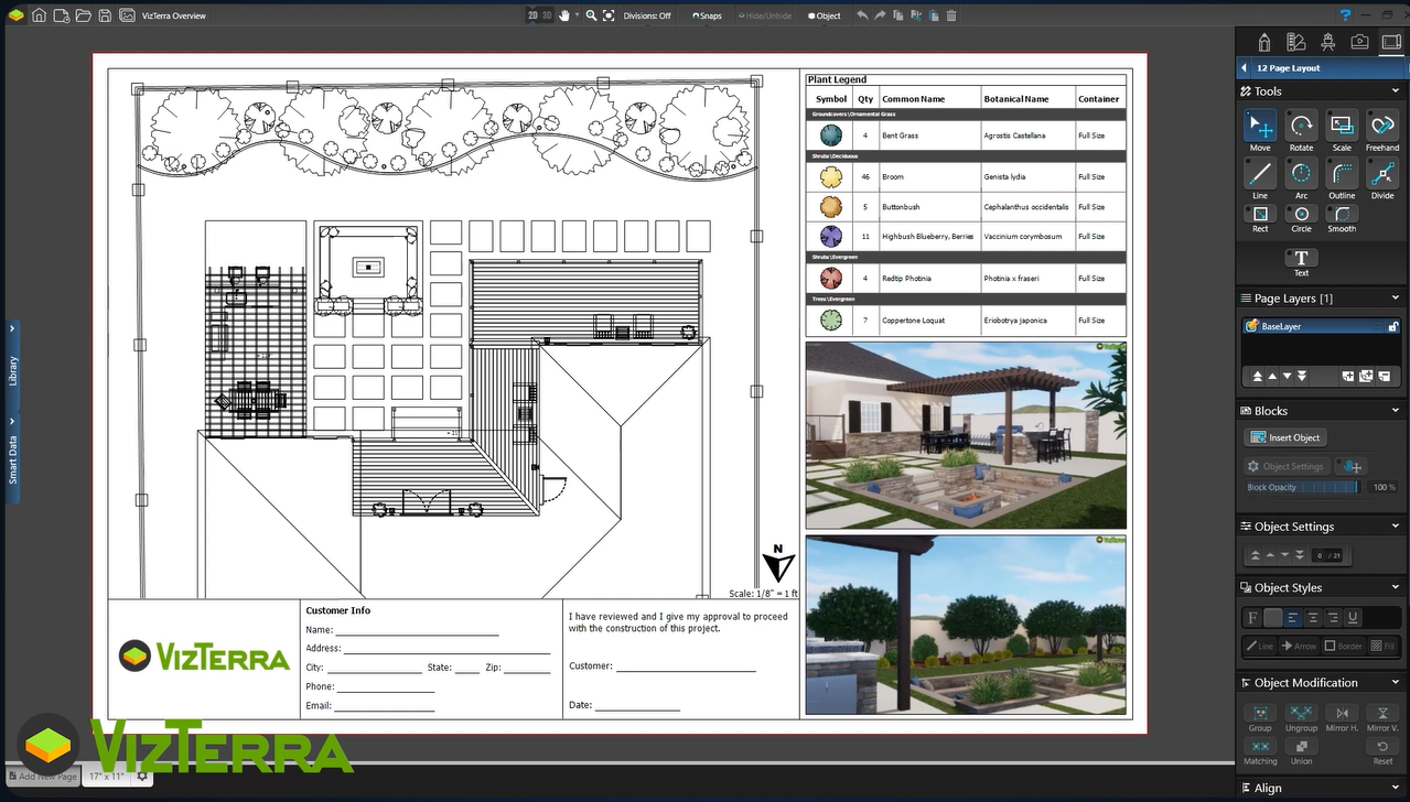 Building house plans on VizTerra