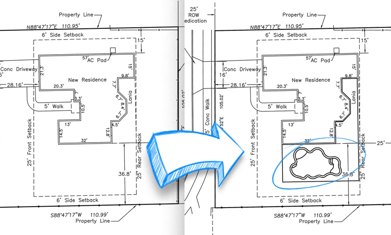 Print on site plans