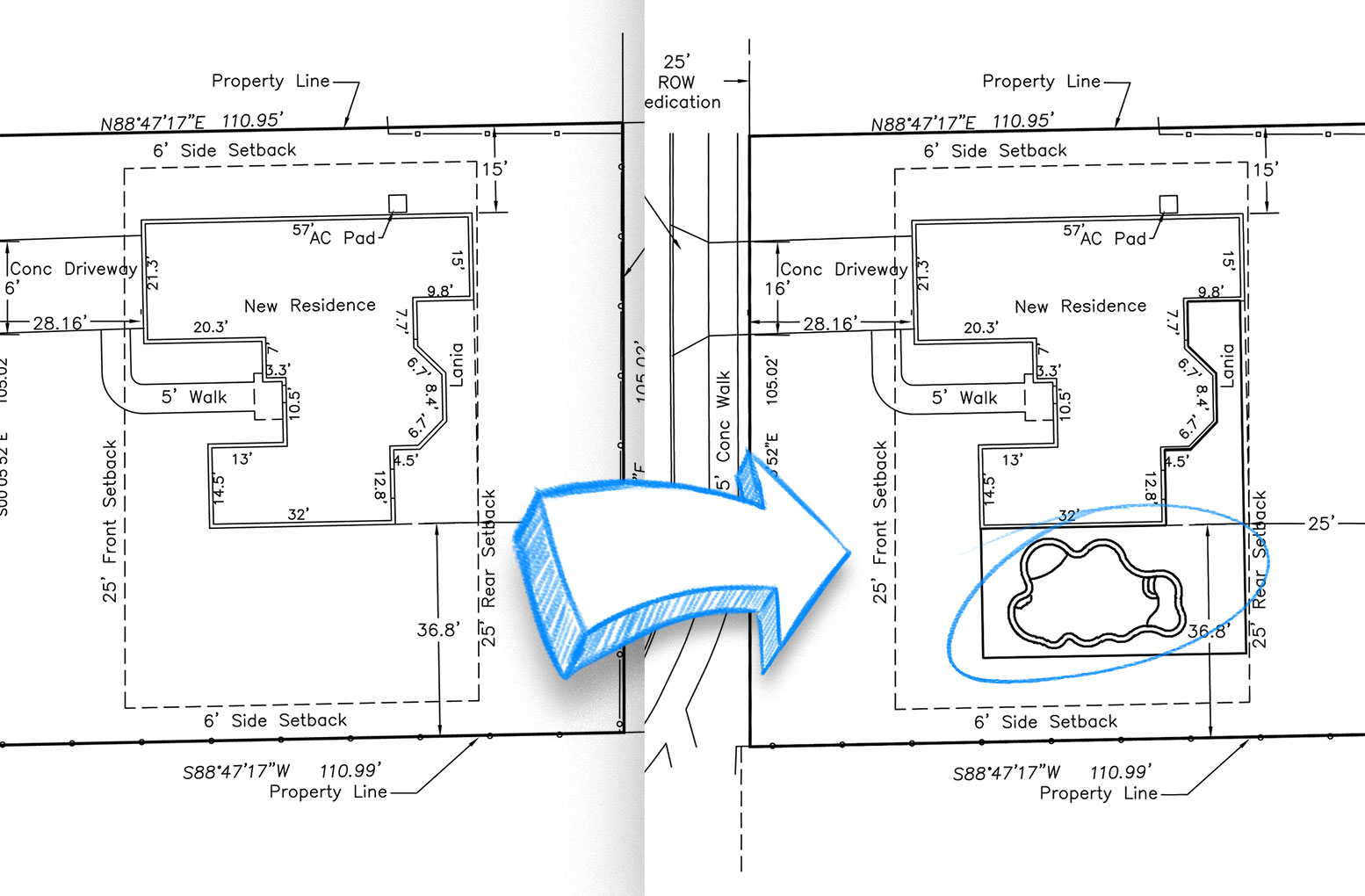 Pool and Landscape Design Software Print on Site Plans