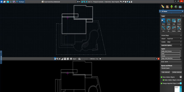  Landscape Design Software Import drawings from Autocad