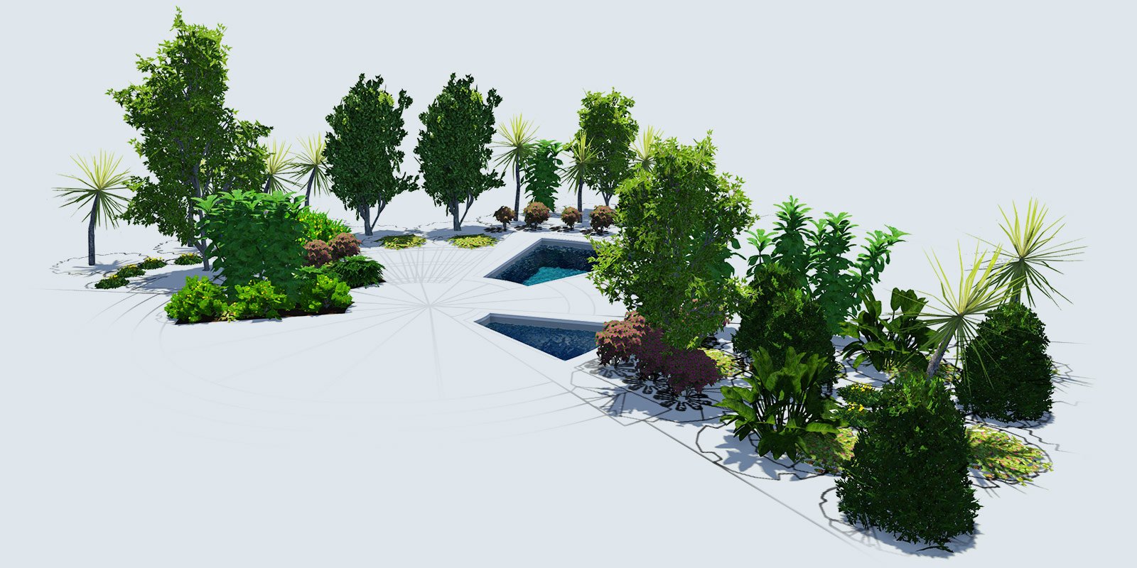 3D Landscape Design Software Plants and Trees - Vip3D