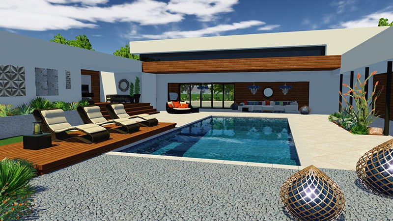 Pool Design Sketchup in Vip3D