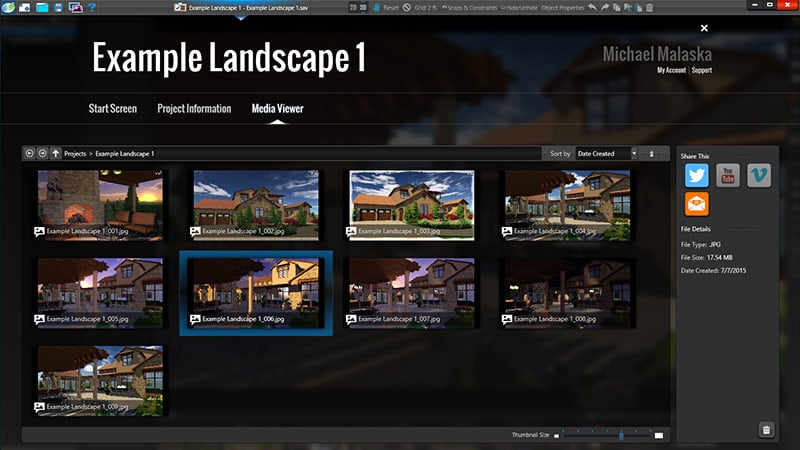 Pool and Landscape Design software with Social Media Integration