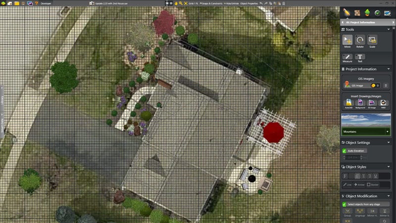 Pool and Landscape Design Software GIS Images