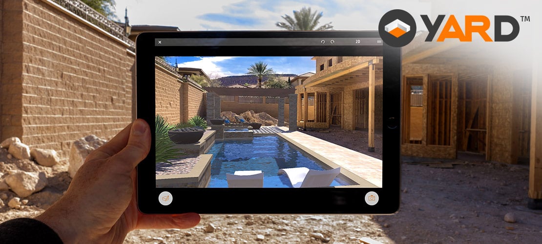YARD: Augmented Reality for Swimming Pools, Outdoor Kitchens, and Hardscapes