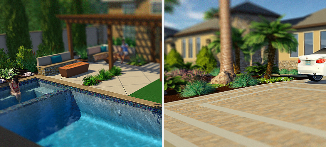 Create Incredible Hardscapes Faster with Custom Coping and Scoring Lines